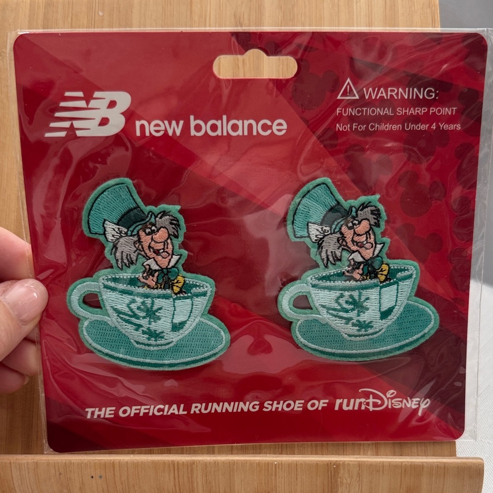 New Balance Green Teacup Patches